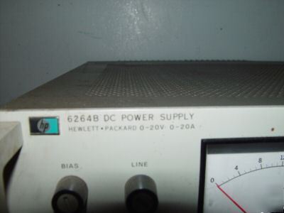 Agilent hp 6264B dc power supply 0-20V 0-20A 