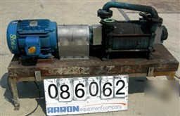 Used: sihi liquid ring vacuum pump, model LPHR55320, ca
