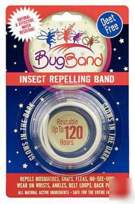 Bug band insect repellent wristbands deet free glow