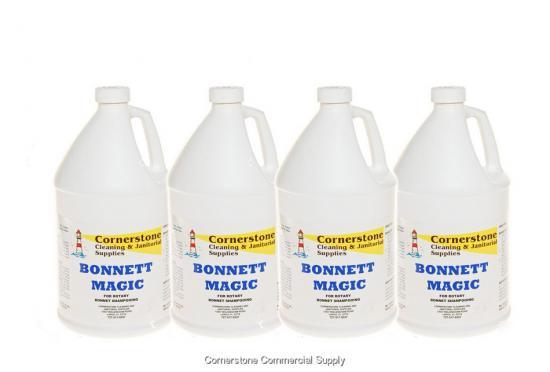Carpet cleaning agent bonnett magic 4/1 gallon case
