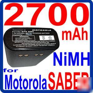 2700MAH battery for motorola saber & astro NTN4595 qa