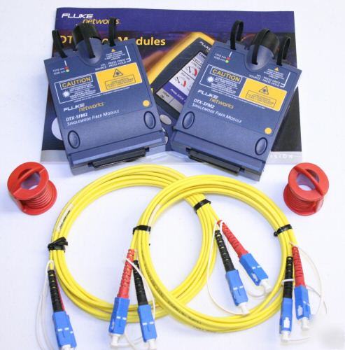 Fluke dtx-sfm 2 fiber modules 4 dtx-1200 dtx-1800 dtxlt