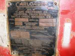 Vintage forklift 1956 clark 5,000# CAPACITY10 ft lift
