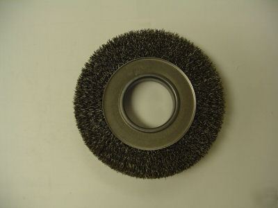 Wide face crimped wire wheel- 8
