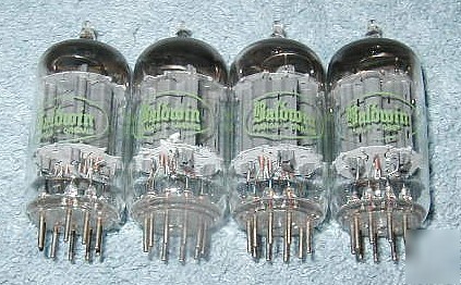 4 sylvania 12AX7 long plate tubes - 1962 baldwin