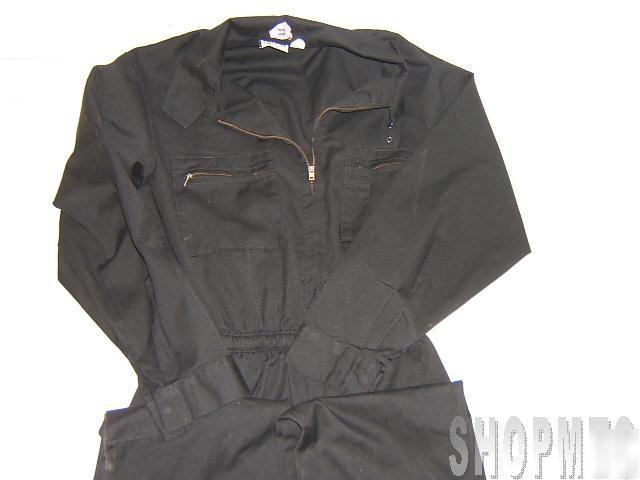 Pro-tuff black uniform coveralls size 44-33-32