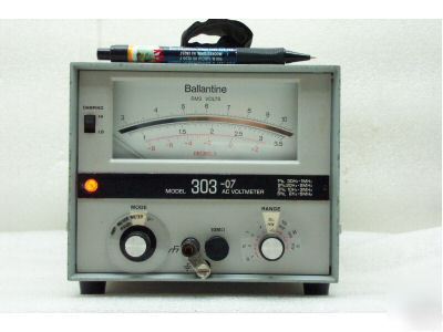 Ballantine 303-07 ac voltmeter *for parts*