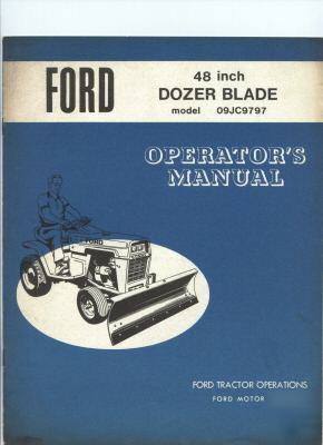 Ford tractor operator's manual 48