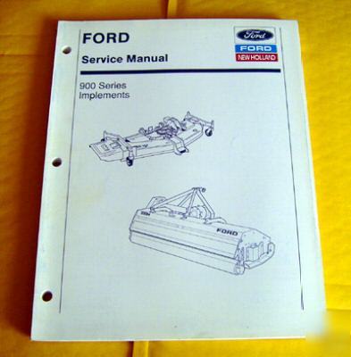 Ford nh 906 914 918 930 951 implements service manual