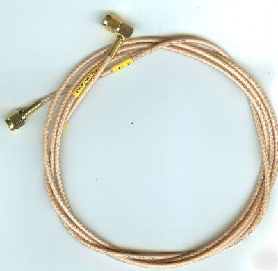 RG316 cable gold ra sma (m) to gold sma (m) 60 inches