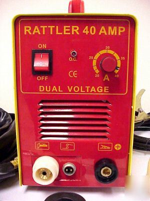 Rattler 40 amp plasma cutter dual voltage 220 or 110