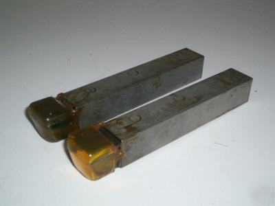 2 carboloy carbide tipped tool bits 1
