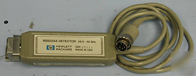 Hp R85026A detector, 26.5 - 40 ghz