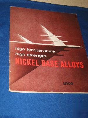 Manual, nickel base alloys, inco, 1977