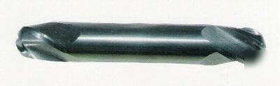 New - usa solid carbide double ball end mill 4FL 1/16