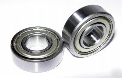 New (2) R6-zz shielded ball bearings, 3/8