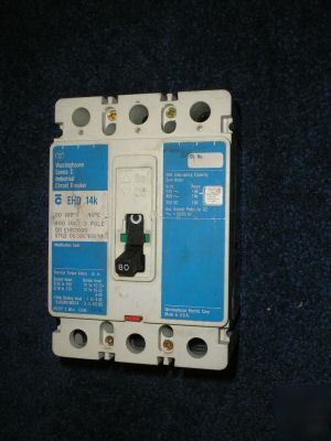 Westinghouse 80 amp circuit breaker