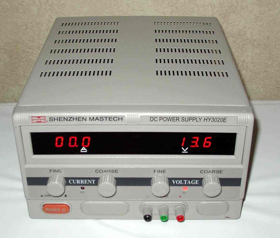Mastech variable regulated dc power supply 0-30V 0-20A