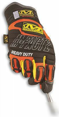 Mechanix m-pact 2 gloves orange xlarge