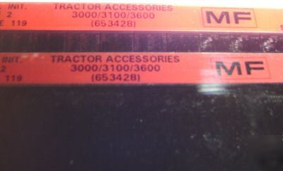 Massey ferguson 3000-3600 tractor part book microfiche