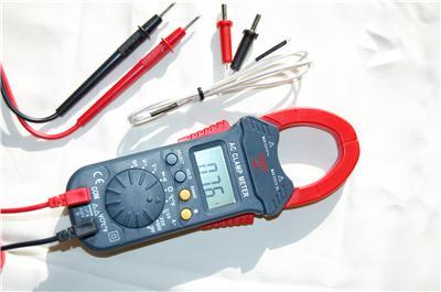 New clamp-on amp volt meter k thermocouple ac/hvac tool