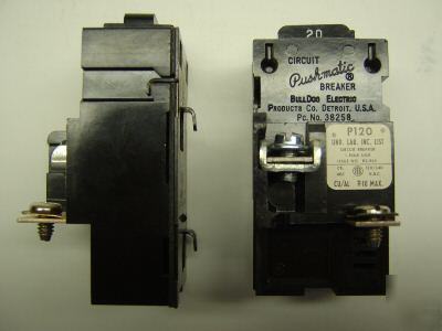 Pushmatic ite circuit breaker 1 pole 20 amp (P120)