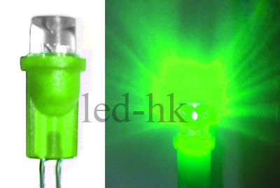10X wedge bulb led green inverted leds side light 12V