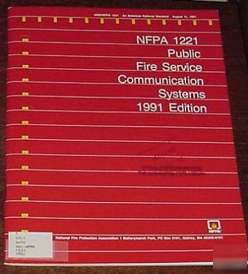 Nfpa 1221 public fire service communication systems