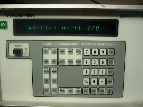 Wavetek model 270 12 mhz function generator