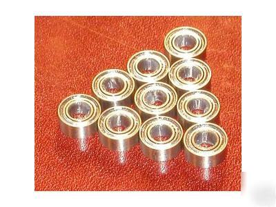 10 bearings R144 zz ball bearing 1/8