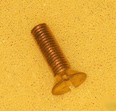 10 ea. brass screws 1/4-28 x 7/8
