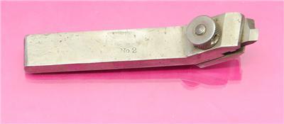 Antique pat'd 1919 p&w lathe threading tool holder # 2