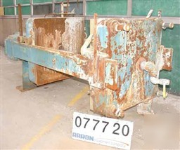 Used: shriver plate and frame filter press, size 48, ca
