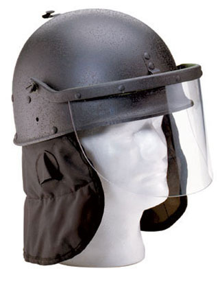 Anti-riot tactical helmet w/o neck guard