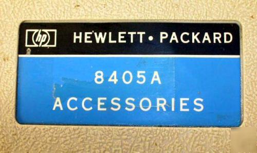 Hp 11570A accessory kit for hp 8405A