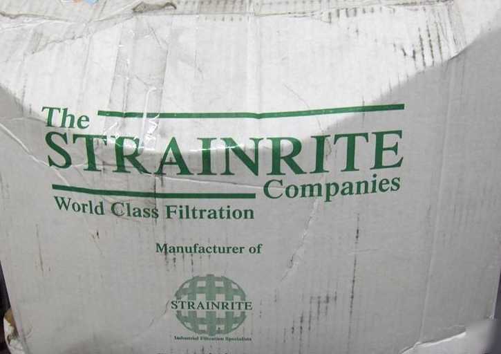 New lot of 50 strainrite bag filters NMU400P2P 