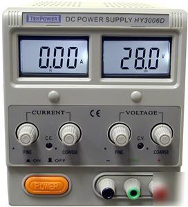 Tekpower variable linear dc power supply 0-30V @ 0-6A