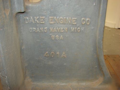 Dake 12 ton compound arbor press no 4 machine