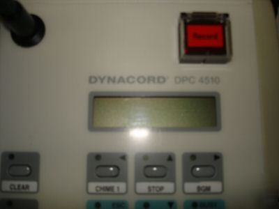 Dyncord digital paging console dpc 4510