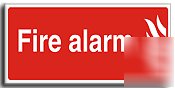 Fire alarm sign - s. rigid-400X200MM(fi-008-rp)