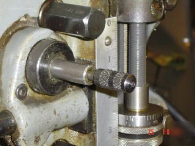 Bridgeport milling machine feed reverse knob assy'
