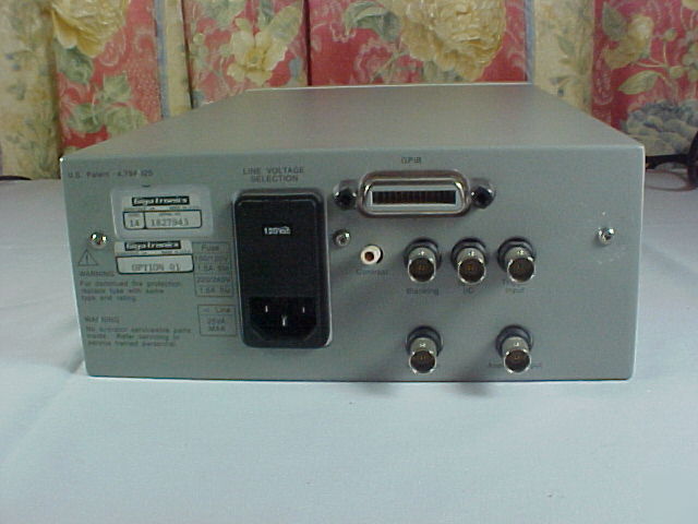 Gigatronics 8541 - front inputs
