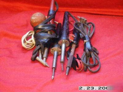 Lot of 3 soldering irons 