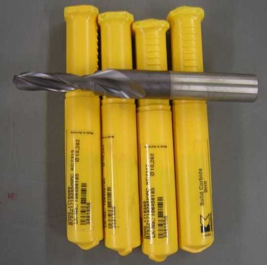 New lot of 5 kennametal dwg-1718285 solid carbide drill 