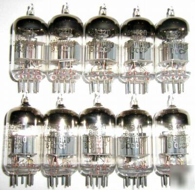Rare 6J52P low noise pentode tubes 10 pcs
