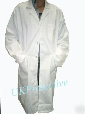 White lab work medical doctor coat - size 2XL