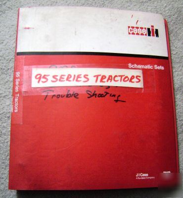 Case ih 95 series tractor schematic set service manual