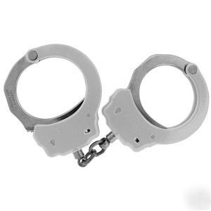 Asp police gray tactical chain handcuffs with cuff key