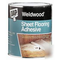 New dap qt sheet floor adhesive 25176 