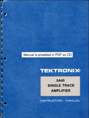Tek 5A45 svc/ops manual in two resolutions & A3 + A4
